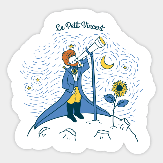 Van gogh sale stickers